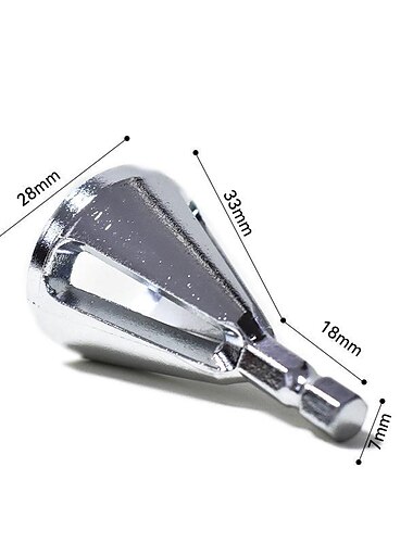  utensile per smussatura, utensile per trapano a mandrino, utensile per smussatura esterna per sbavatura di metalli, taglio dell'angolo di rettifica, adatto a vari utensili di perforazione elettrica a