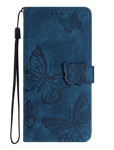  teléfono Funda Para Samsung galaxia S25 S23 S22 S21 FE S21 ultra plus A23 A32 Tarjetas billetera Dar la vuelta Cartera Protector de cuerpo completo Mariposa TPU Cuero de PU