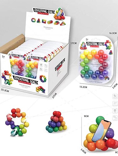  odemkněte svůj mozek moc deformovatelná dekompresní koule puzzle - krychlová koule pro úlevu od stresu