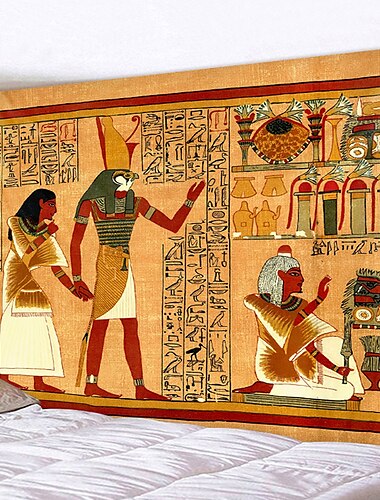  Египетский висящий гобелен, настенное искусство, большой гобелен, роспись, декор, фотография, фон, одеяло, занавеска, украшение для дома, спальни, гостиной