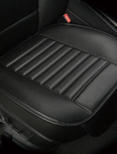  Autositzauflage Bezug Universal 5D Bambus-Charcoal-Leder atmungsaktiv wasserdicht all-inclusive Autositzschutz