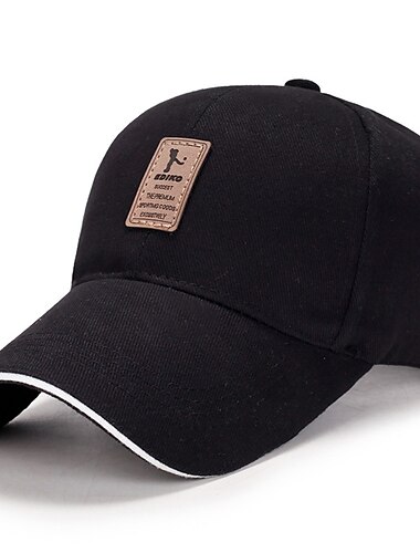  Bărbați Unisex Șapcă de baseball Căciulă de camioner Negru Alb Poliester Călătorie Stiluri de Plajă În aer liber Vacanță Simplu Ajustabile Cremă Cu Protecție Solară Respirabil Modă
