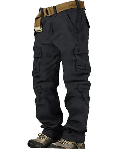  Voor heren Cargohosen Cargo-broek Wandelbroek 8 zak Effen Comfort Ademend Buiten Dagelijks Uitgaan Modieus Casual Grijs Groen Camouflage zwart