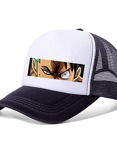  Hut / Mütze Inspiriert von One Piece Affe D. Ruffy Anime Cosplay-Zubehör Hut Polyester Herren Damen Cosplay Halloweenkostüm