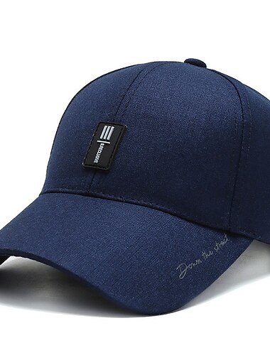  Voor heren Baseballpet Trucker Hoed Zwart Diep Blauw Polyesteri Reizen Strandstijl Buiten Vakantie Effen Verstelbaar Zonbescherming Ademend Modieus