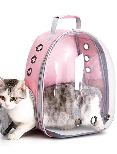  сумка для домашних животных, портативный космический корабль, прозрачный рюкзак для кошек, дышащая сумка для кошек с двойным плечом, большая вместимость