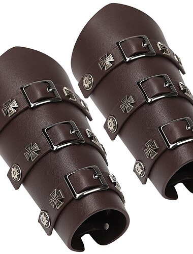  Retro / vintage Medeltida kostymer Renässans Vapen och Rustning armband Armskydd Ren Faire Krigare Riddare Viking Bågskytte Herr Viking Halloween Karnival Maskerad LARP Vuxna Armskydd