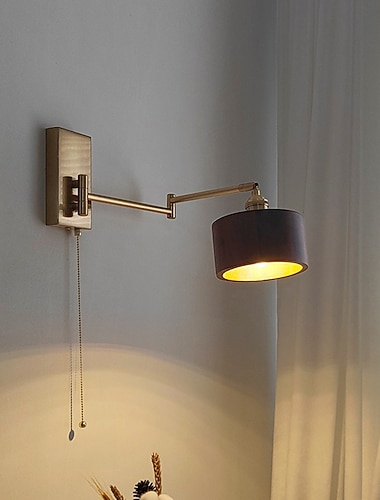  applique da parete a led forcellone legno chiaro ferro soggiorno camera da letto camera da letto comodino tv applique da parete applique da parete 110-240v