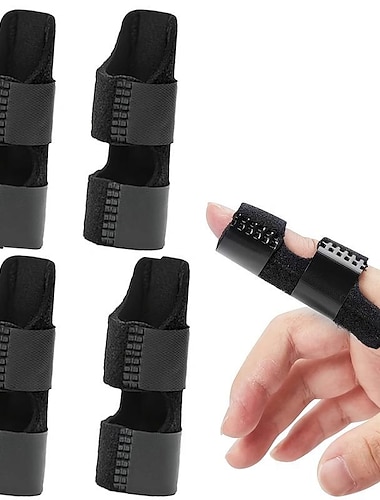 Stecche per le dita a grilletto 1pc, immobilizzazione regolabile delle nocche delle dita per la protezione delle dita rotte si adatta al dito indice & dito medio & anulare
