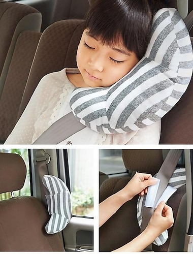  سيارة الأطفال الكتف حماية غطاء سيارة الكرتون أفخم حزام المقعد غطاء وسادة سيارة لطيف وسادة