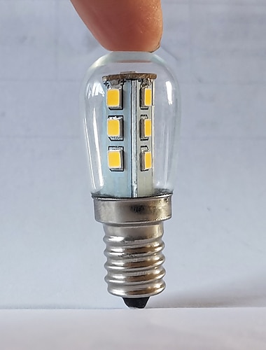  2w led globe ampoules 150lm e12 t13 led perles smd 2835 blanc chaud blanc 220v