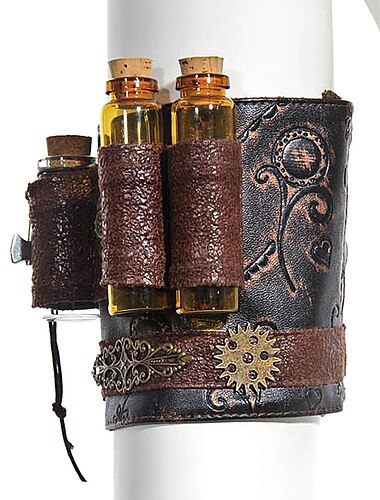  handgjorda cosplay armband armband sele armband gotisk steampunk justerbara tillbehör dekor larp kostymer medeltida renässans