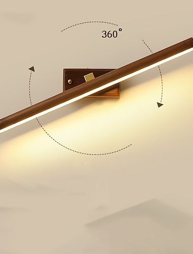  Voor Binnen Vintage Noordse stijl Vanity Lights Wandlampen voor binnen Woonkamer Slaapkamer Hout Muur licht 110-120V 220-240V