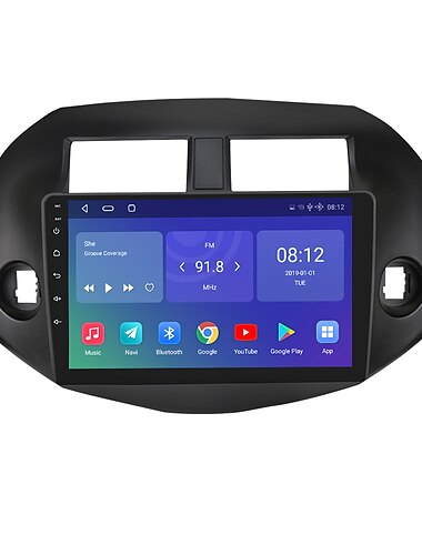  10 pollici 2 din car multimedia display del lettore video radio di navigazione gps android 10.0 per nissan toyota rav4 3 xa30 2007-2011