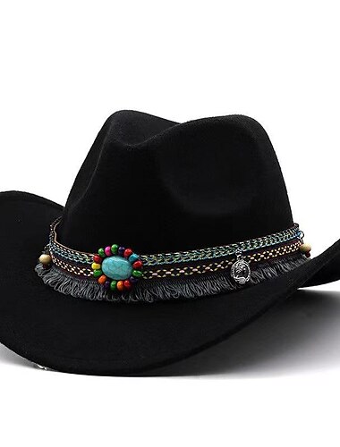  sombreros de vaquero occidentales de ala ancha hebilla de cinturón sombrero de panamá ameirican siglo 18 siglo 19 estado de texas sombrero de vaquero traje de mujer de los hombres sombrero de cosplay vintage
