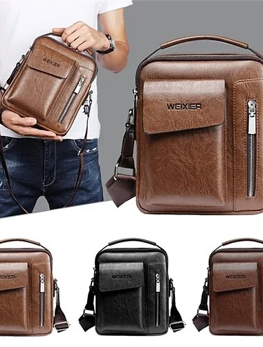  idée cadeau saint valentin : sac à bandoulière wixier - parfait pour l'homme stylé et avisé en affaires !