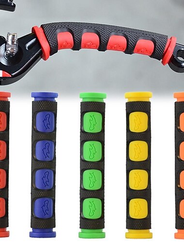  Starfire 1 par suave antideslizante mango de freno duradero funda de silicona motocicleta bicicleta cubierta protectora accesorios de manillar