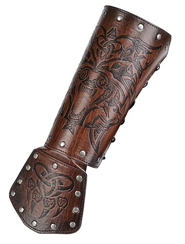  Vintage Punk & Gothic Mittelalterlich Cosplay Kostüm Rüstung Armband Ren Faire Krieger Ritter Wikinger Bogenschießen Herren Vikinger Halloween Maskerade Leistung Bühne Renaissance-Messe Teenager