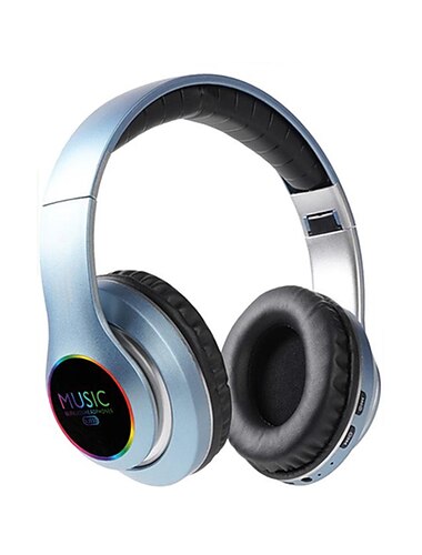  VJ033 Over-Ear-Kopfhörer Über Ohr Bluetooth 5.0 LED-Lampe Stereo für Apple Samsung Huawei Xiaomi MI Für den täglichen Einsatz Handy