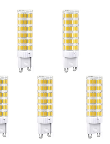  5 Stück E14-LED-Glühbirne, 7 W, G4-LED-Glühbirne, äquivalent zu Halogenlampen, 70 W, E14, kleine Edison-Schraube, Dunstabzugshaubenbirne für die Beleuchtung zu Hause, Kühlschrank, AC 220–240 V