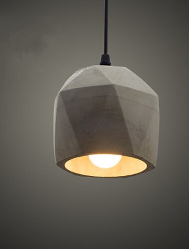  LED-Pendelleuchten aus Beton, Kücheninselbeleuchtung, modernes Bauernhaus, Foyer, Eingangsbereich, Deckenleuchte, hängender Globus über Tisch, 110–240 V