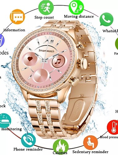  2023 neue gen9 frauen mode licht luxus smart watch bluetooth anruf frauen gesundheit überwachung smart uhren relogios masculino