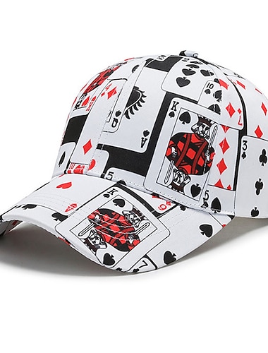  Pánské Kšiltovka Sluneční klobouk Pokerový klobouk Bílá Vodní modrá Polyester Cestování Hip Hop Plážový styl Venkovní Dovolená Hip-hopové graffiti Nastavitelná