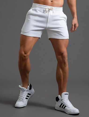  Herren Rosa Shorts Sportliche Shorts Aktive Shorts Sweatshorts Kurze Hose Tasche Farbblock Komfort Atmungsaktiv Outdoor Täglich Ausgehen Modisch Brautkleider schlicht Cachi scuro Weiß&Blau