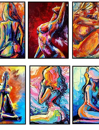  Mujer abstracta desnuda lienzo pintura sexy cuerpo arte lienzo pintura impresión sexo carteles pared arte cuadros moderno dormitorio hogar Decoración