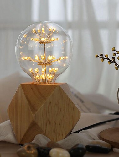  led vintage edison ampoules g125 feu d'artifice en forme d'ampoules 3w e26 e27 2300k ampoules décoratives
