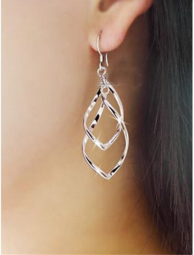  Mujer Pendientes Moda Exterior Geometría Arete