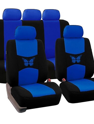  Cobertor de Asiento Para Coche para Asientos delanteros Juego completo Resistente al Agua Fácil de Instalar Fácil de limpiar para Coche