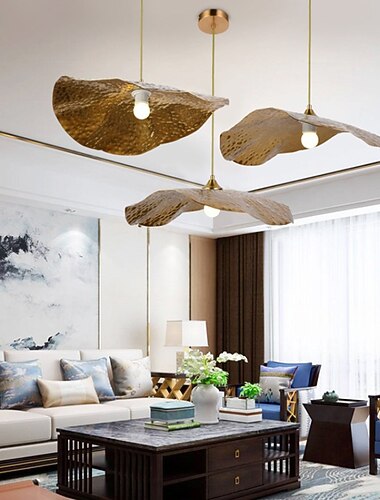  תליית תקרה מתכת קלה 30/40/50 ס"מ נברשת יצירתית אישיות ראש יחיד דקורטיבית אמנות פינת אוכל מנורת תקרה ביתי לופט מדרגות מנורת בר דלפק סלון מנורת