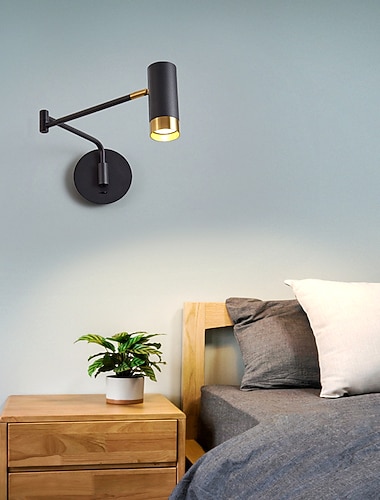  Al Coperto LED Luci del braccio oscillante Lampade da parete per interni Salotto Ufficio lega di alluminio Luce a muro IP44 CA 110V CA 220V 5 W