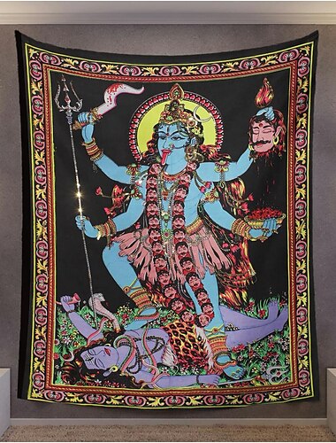  Buddha Ganesha Wandteppich, indische Wandkunst, großer Wandteppich, Wanddekoration, Fotografie, Hintergrund, Decke, Vorhang, Zuhause, Schlafzimmer, Wohnzimmer, Dekoration