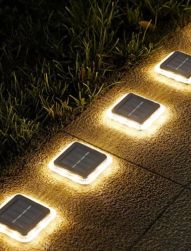  أدى ضوء مدفون بالطاقة الشمسية في الهواء الطلق للماء أضواء الجدار 8 led حديقة مسار حديقة حديقة فناء فناء ممشى الديكور