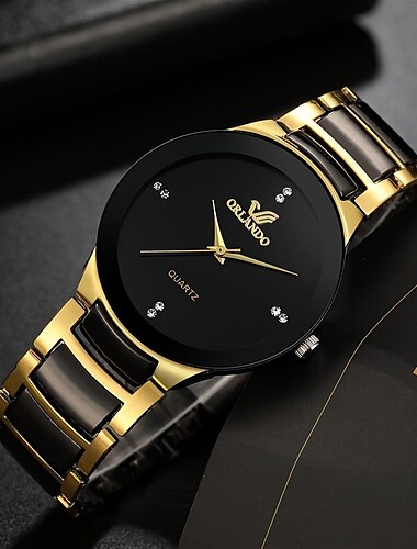  Reloj de cuarzo para hombre, reloj de cuarzo analógico minimalista de acero inoxidable de negocios a la moda para hombre, reloj de pulsera informal deportivo militar, reloj masculino