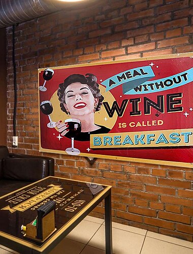  1 Stück Retro-Metall-Blechschild, Bier-Blechschild, Vintage-Bar, Club-Schilder, Wanddekoration, Gemälde, Wandbehang für Heimdekoration, Wandkunst, Metall-Blechschild, 20 x 30 cm/8'' x 12''