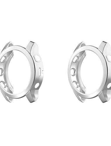  2er Pack Uhrengehäuse Kompatibel mit Garmin Fenix 7S / Fenix 7 / Fenix 7X Kratzfest Ultra dünn Stoßresistent Weiches TPU Beobachten Abdeckung