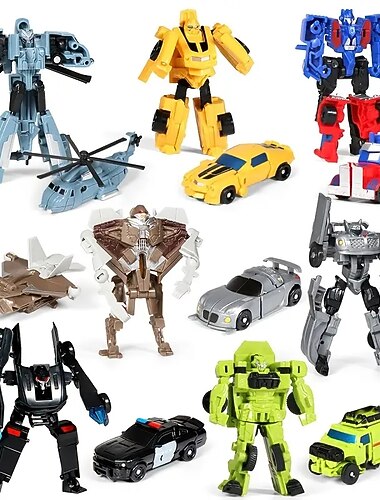  transformatie speelgoed robot mini grote auto kleine volledige set model assemblage pak jongen speelgoed