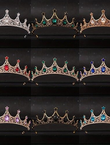  strass kroon hoofdband bruiloft bruid prinses koningin haar tiara