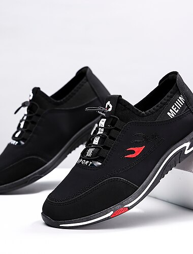  sportliche blau-schwarze Herren-Sneaker - strapazierfähige Outdoor-Schuhe mit Schnellschnürsystem, ideal zum Wandern und für die Freizeit