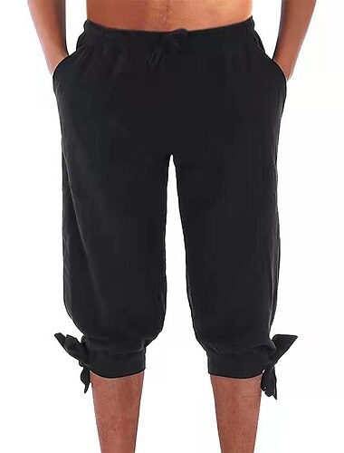  ancien Médiéval Renaissance Pantalon Shorts Pantalons de pirate Ren Faire Pirate Viking Croisé Homme Pirate Fantaisie Pantalon Été