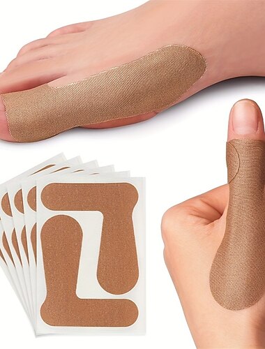  2 stuks waterdichte vinger- en teenbeschermende kleefverbanden - flexibele en ademende blaarpreventiepads voor dagelijks gebruik, sport en buitenactiviteiten