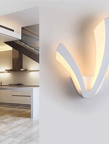  Lightinthebox lámparas de pared modernas y contemporáneas.&amp; Apliques de pared acrílicos para salón, dormitorio, 110-120v, 220-240v, 15 w, led integrados