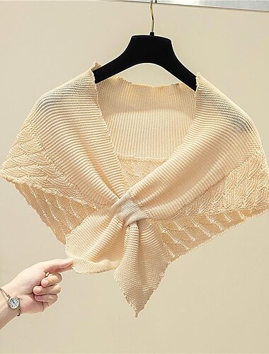  Damen-Strickweste, Schulterschal, stilvoll und gemütlich, Alltagskleidung für die Hochzeit im Herbst