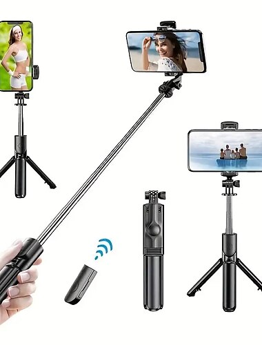  Палка для селфи Bluetooth С возможностью удлинения Максимальная длина 68 cm Назначение универсальный Android / iOS Универсальный