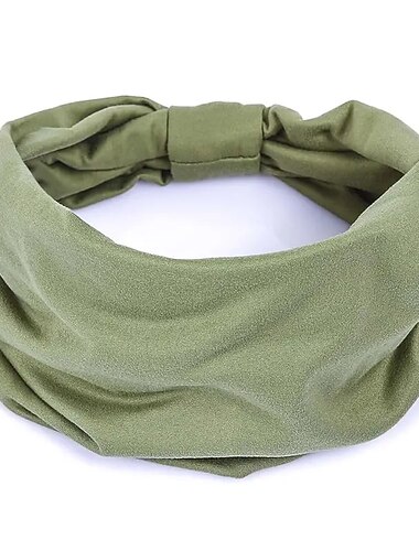  brede pannebånd for kvinner sklisikre myke, elastiske hårbånd yoga løping sport trening treningsstudio hodeomslag knutert bomullsklut afrikanske turbaner bandana