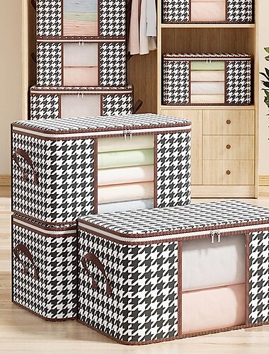  visuele kleding opbergtas kledingkast sorteer opbergdoos draagbare opbergtas winter quilt opbergdoos