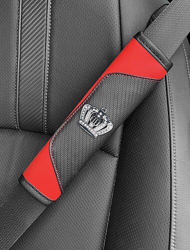  Schulterschutz aus Kohlefaserleder für den Sicherheitsgurt im Auto